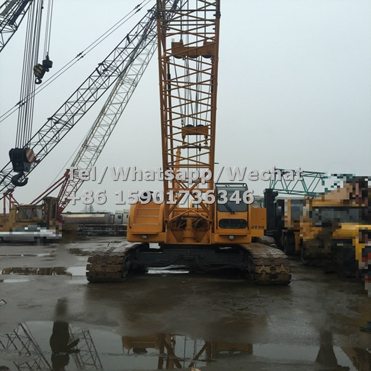Used Official QUY50 Crawler Crane 50 ton For Sale